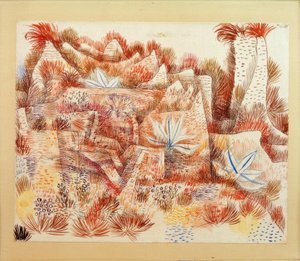 Krajina s agávemi od Paul Klee