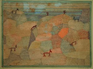 Krajina s osly od Paul Klee