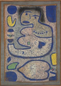 Milostná píseň na novoluní. 1939 od Paul Klee
