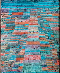 Hlavní silnice a vedlejší cesty Malba Paula Klee (1879-1940) 1929 Sun. 83x67 cm Kolín nad Rýnem, Muzeum Ludwig od Paul Klee