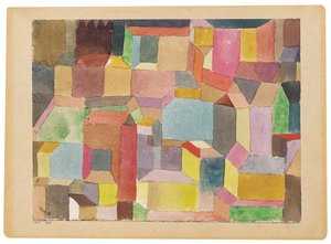 Středověké město od Paul Klee