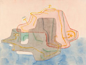 Mýtus o ostrově, 1930. od Paul Klee