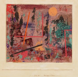 Zahájení výstavby zahrady, 1929. od Paul Klee