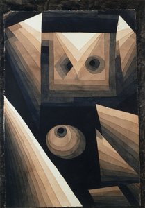 Červená gradace; Rot Stufung od Paul Klee