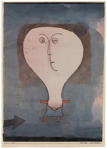 Strach z dívky. 1922 od Paul Klee