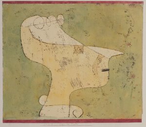 Ostrý profil od Paul Klee