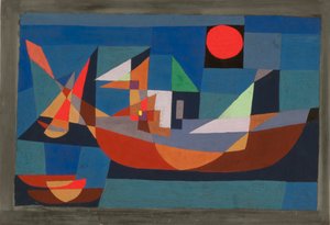 Lodě v klidu, 1927. od Paul Klee