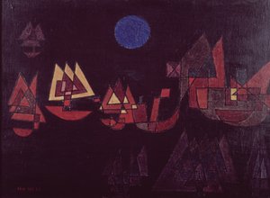 Lodě ve tmě od Paul Klee