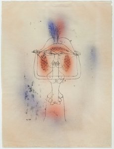 Zpěvák Komické opery od Paul Klee