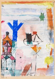 Malý parník, 1919. od Paul Klee