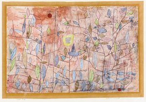 Řídké olistění; Sparlich Belaubt od Paul Klee