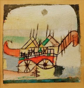 Sphinxartig od Paul Klee