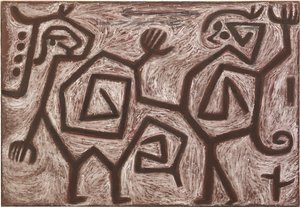 Squabble Duet, 1938. od Paul Klee