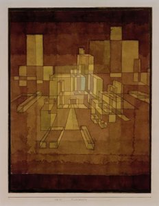 Pohled na město od Paul Klee