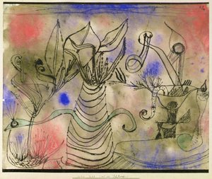 Zátiší s hadem od Paul Klee