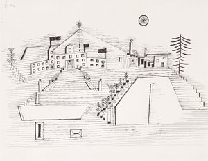 Letní palác v Beride; Letní palác poblíž Beride od Paul Klee