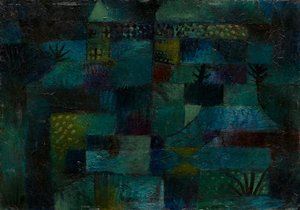Terasovitá zahrada, 1920. od Paul Klee