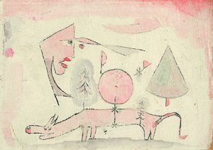 Nestydaté zvíře, 1920 od Paul Klee