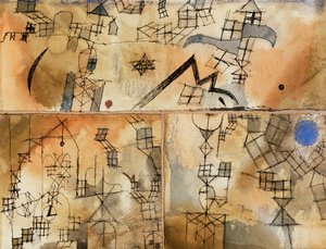 třídílná kompozice; Třídílná skladba od Paul Klee