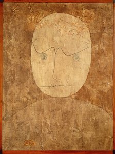 Un savant - učenec (malba na plátně) od Paul Klee