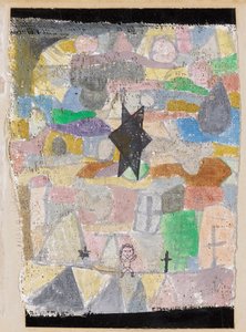 Pod černou hvězdou, 1918. od Paul Klee