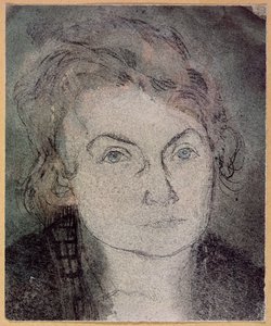 Bez názvu (Lily Klee-Stumpf) (1876-1946) kolem roku 1906 (tužka a akvarel na papíře) od Paul Klee
