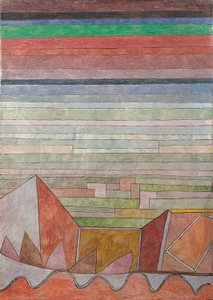 Pohled do úrodné země od Paul Klee