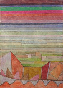 Pohled do úrodné země Blick v das Fruchtland, 1932. od Paul Klee
