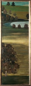 Pohled na údolí Aar, Švýcarsko - Malba od Paul Klee