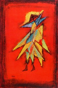 Visionary Birdman, kolem roku 1930 (olej na plátně) od Paul Klee