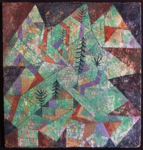 lesní stavby od Paul Klee