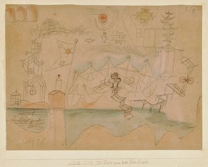 Kreslení do půjčovny lodí. 1918, 204 od Paul Klee