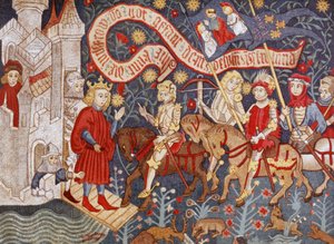 Příjezd Johanky z Arku na zámek Chinon, 6. března 1428. od Paul Lacroix