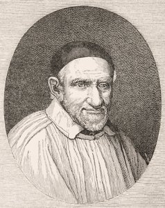Svatý Vincent De Paul 1581 - 1660. Francouzský katolický kněz a světec. Podle díla Simona Francoise. od Paul Lacroix