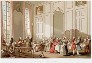 Anglický styl, "" 18. století - Instituce: zvyky a kostýmy, Francie 1700-1789" Paul Lacroix