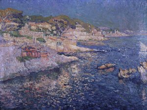 Útesy na pobřeží Marseille od Paul Leduc