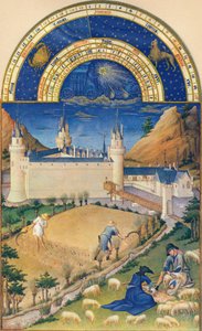 Červenec - zámek v Poitiers, 15. století, 1939.