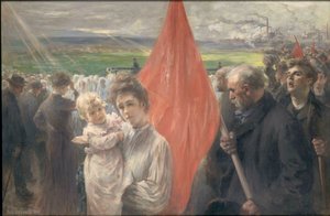Stávka v Saint-Ouen, 1908.