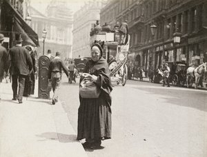 Prodejce zápalek, Ludgate Hill, 1893