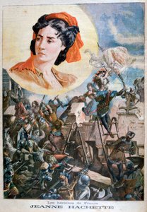 Jeanne Hachette , francouzská hrdinka, 1894