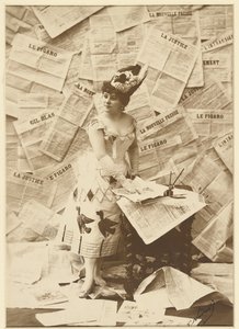 [Mlle Beaumaine, Théâtre des Variétés] od Paul Nadar