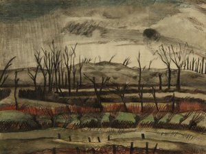 Pustá krajina, Ypres výběžek od Paul Nash