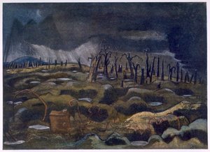 Nightfall, od britských umělců na frontě, pokračování západní fronty, část třetí, Paul Nash od Paul Nash