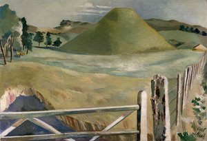 Silbury Hill (olej na plátně) od Paul Nash