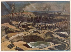 Pole v Passchendaele, britští umělci na frontě, pokračování západní fronty, část třetí, Paul Nash