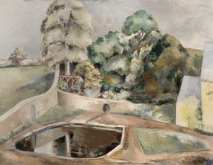 Rybník v Souldernu od Paul Nash