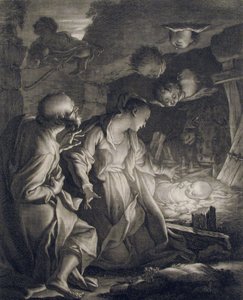 Narození Páně, 1727., 1727. od Paul Ponce Antoine Robert