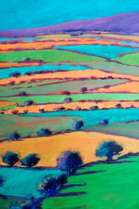 West Malvern #3 (detail), 2024 (akryl na desce)