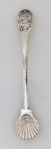 Lžíce hořčice nebo soli, 1781 od Paul Revere
