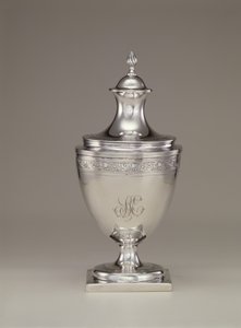 Cukřenka s víkem, cca 1795 od Paul Revere